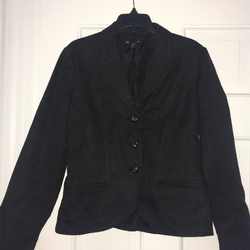 GAP herringbone blazer